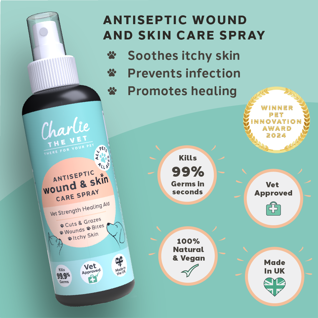 Charlie the Vet Wound & Skin Care Spray 100ml
