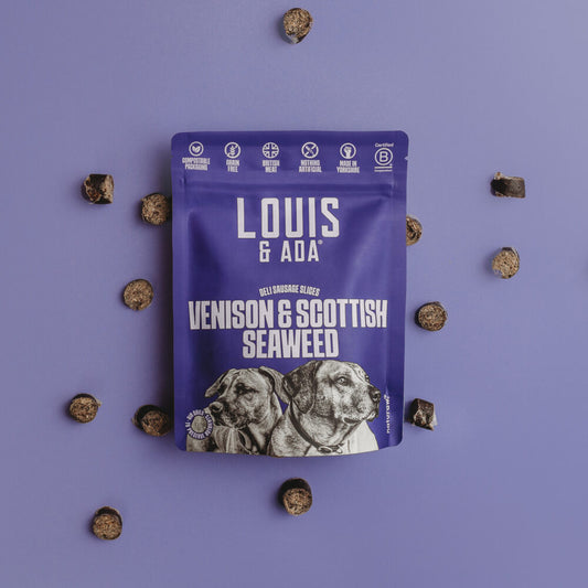 Louis & Ada British Venison & Scottish Seaweed Dog Treat - 70g