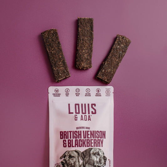 Louis & Ada British Venison & BlackBerry Dog Treat - (3pcs)