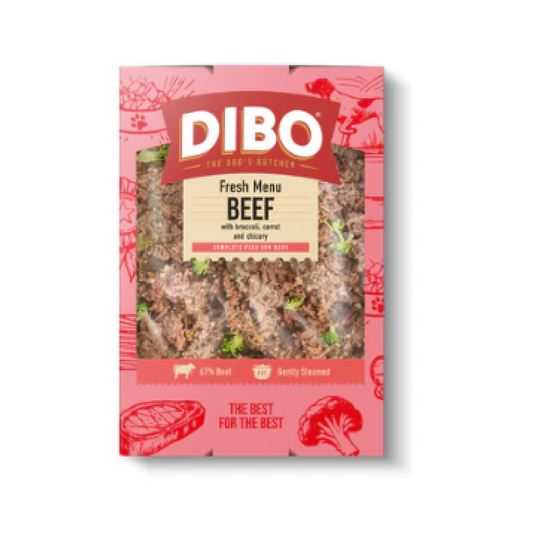 DIBO Fresh Menu Beef with broccoli, carrot and chicory - 400g