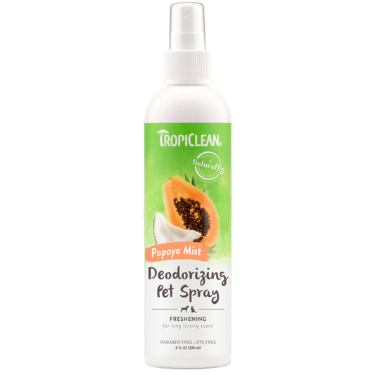 Tropiclean Deodorising Pet Spray Papaya Mist Dog Spray - 236ml