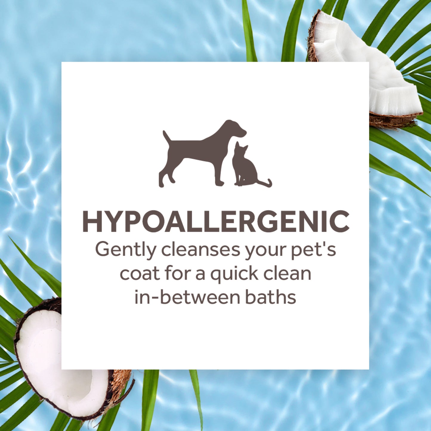 Troplclean Gentle Coconut Hypoallergenic Waterless Shampoo for Pets